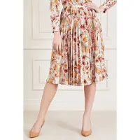 Guess Marciano By Giselle Pleated Skir Autumn Dusk Print Größe: 42 | Midiröcke Outlet | Damen