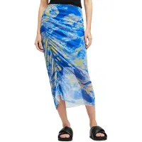 AllSaints Nora Inspiral Skirt Electric Blue Größe: 4 | Midiröcke Outlet | Damen | Blau