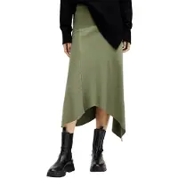 AllSaints Gia Skirt Grass Green Größe: 12 | Midiröcke Outlet | Damen | Grün