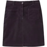 White Stuff Melody Cord Skirt Dark Grey Größe: 22 | Miniröcke Outlet | Damen | Grau