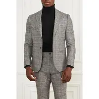 Guess Marciano By Sean Notch Blazer Black/white/red Check Größe: 46 | Blazer Outlet | Herren | Schwarz