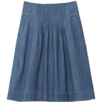 White Stuff Charlotte Denim Midi Skirt Mid Denim Größe: 20 REGULAR | Jeansröcke Outlet | Damen | Blau