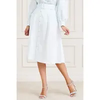 Guess Marciano By Paradiso Skirt Peaceful Sky Größe: 38 | Midiröcke Outlet | Damen