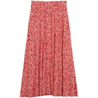 White Stuff Jada Eco Vero Maxi Skirt Red Printed Größe: 8 REGULAR | Maxiröcke Outlet | Damen | Rot