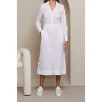 Pinko Farsa Suit Radiant White Größe: 40 | Jumpsuits Outlet | Damen | Weiß