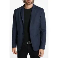 John Varvatos Willet - One Button Skinny Notch Lapel S Navy Größe: 56 | Blazer Outlet | Herren | Blau