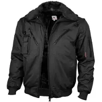 Qualitex Pilotenjacke wasserdicht, Größe: XL, Farbe: schwarz