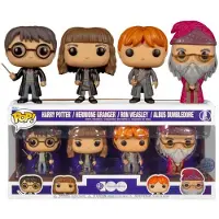 Funko POP! Harry Potter 4er-pack Figuren: Harry Hermione Dumbledore Ron