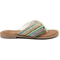 Lazamani Slipper 75.108 Damen White Multi-Schuhgröße 37