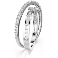 Swarovski Hyperbola Silver Coloured Ring 5691228/CFG