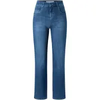 ANGELS Stretch-Jeans "LARA" weite Passform, aus Baumwollmischung, mit Metallreißverschluss