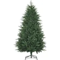 HOMCOM 180 cm Weihnachtsbaum Künstlich mit 4030 Astspitzen Naturgetreu