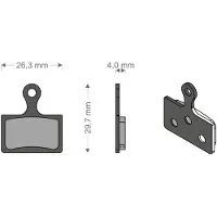 Brenta Ciclo Durace/xtr/mcx1shimano/rever/tek Sinterbremsbeläge