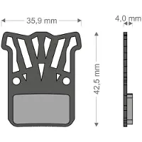 Brenta Ciclo Light Tech Hrd/etap/level Ultimate/tlm Sram Scheibenbremsbeläge