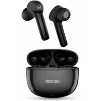 Maxell Dynamic+ kabellose Kopfhörer mit Ladecase, Bluetooth, Schwarz