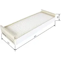 Bosch Filter, Innenraumluft 1 987 431 163