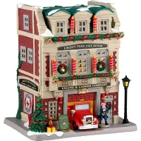 Lemax Liberty Trail Feuerwehrhaus 18x26x25 cm Weihnachtshaus