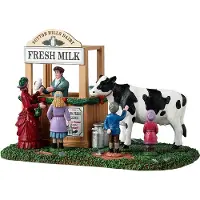 Lemax Frischmelkestand 12x19x13 cm Weihnachtshaus