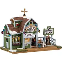 Lemax Woolly Wonderland Alpaka Ranch 15x26x19 cm Weihnachtshaus
