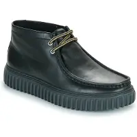Clarks Torhill Hi Lederstiefel, Schwarz 41 EU