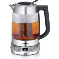 Severin WK 3480, 1,7 l, 3000 W, Weiß, Glas, Kunststoff, Edelstahl, Regelbare Temperatur, Wasserstandsanzeige