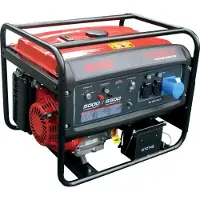 Al-Ko Stromerzeuger 6500-C (5.0 kW Motorleistung, 389 ccm Hubraum, 4-Takt Motor, 2x 230 V Steckdose, 1x 12 V, großer Tank für lange Laufzeiten)