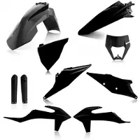 Acerbis Full Plastik Kits EXC/EXC-F 20-23 Schwarz