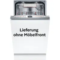 Bosch Serie 6 SPV6EMX05E, Voll integriert, Single (45 cm breit), Edelstahl, Tasten, 1,75 m, 1,65 m