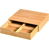 Kesper Teebox, (1 tlg.), mit herausziehbarer Schublade, aus FSC-zertifiziertem Bambus