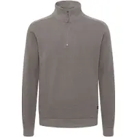 INDICODE JEANS Troyer "Troyer IDNadol", Herren, Gr. M, grau (pewter), Obermaterial: 100% Baumwolle CO., Pullover Troyer