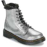 Dr. Martens Airwair Schnürstiefel Kinder 31393135303738 Silber 35 EU