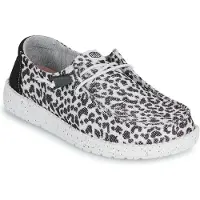 HeyDude Wendy Leopard Schwarz/Grau - Dames Instappers - HD40735-097HEYDUDE