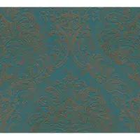 Living Walls Vliestapete "Metropolitan Stories. Travel Styles. Ornament-Tapete" Metall-Effekte gemustert metallic strukturiert Tapete Klassisch Elegant Barock Vintage-Optik Shabby Chic Tapeten Flur