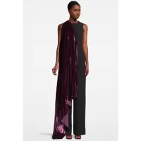 Marcell von Berlin Women‘s Loose-fit Overall With Front Draping Detail Black Größe: 36 | Jumpsuits Outlet | Damen | Schwarz