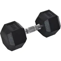 HOMdotCOM Sechseckige Hanteln Satz von 1 x 15kg