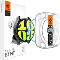 Spigen EZ FIT Glas.tR Displayschutzfolie mit Applikator für Samsung Galaxy Watch 7 - 44 mm - Transparent