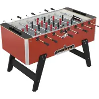 Deutscher Meister , Tischfußball Kickertisch "LUXLINE", rot