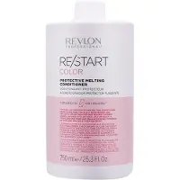 Revlon PROFESSIONAL RESTART COLOR Protective Conditioning Melting Conditioner, Farbbrillanz-Booster-Spülung für coloriertes Haar, Anti-Verblassen, Entwirrung, 750ml