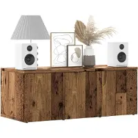 vidaXL TV-Schrank Altholz-Optik 80x34x30 cm Holzwerkstoff