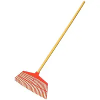 EDM Kleiner Gartengreifer 44x23x116cm Orange Farbe