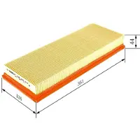 Bosch Luftfilter f026400517 Filtereinsatz 44mm für VAUXHALL CITROËN JEEP PEUGEOT TOYOTA