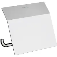 Hansgrohe AddStoris Papierrollenhalter, mit Deckel, chrom