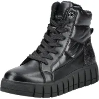 Tom Tailor Schnürstiefel Schwarz