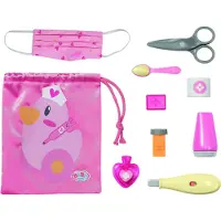 Baby Born Erste-Hilfe-Set - Puppenzubehör Spielset mit 9 Sanitätsartikeln