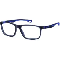 Carrera 4416 Herren-Brille inkl. Gläser Vollrand Eckig Kunststoff-Gestell 55/16/145, blau