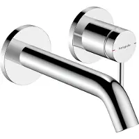 Hansgrohe Tecturis S Einhebel-Waschtischarmatur Unterputz für Wandmontage mit Auslauf 16,5 cm