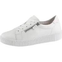 Gabor Plateausneaker, Freizeitschuh, Halbschuh, Schnürschuh mit zwei Reißverschlüssen