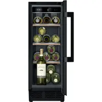 Siemens iQ500 KU20WVHF0, Weinkühler mit Kompressor, Integriert, 21 Flasche(n), 70 W, F, Schwarz