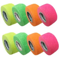 LisaCare selbsthaftende Pflasterrolle 2,5cmx4,5m - Neonfarben 8 St Pflaster