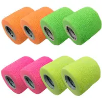 LisaCare selbsthaftende Pflasterrolle 5cmx4,5m - Neonfarben 8 St Bandage(s)